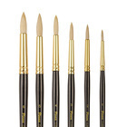 Набор кистей щетина Pinax "CLASSIC Plein Air" 6 шт, круглые, короткая ручка set60-6pc
